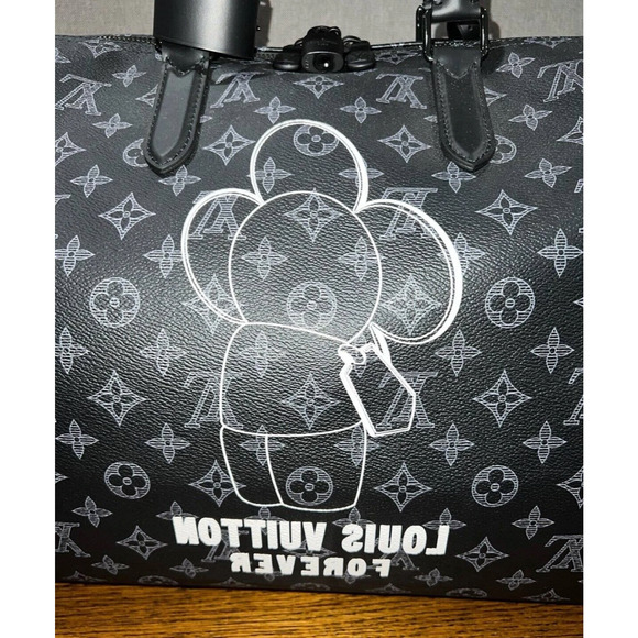 Louis Vuitton Keepall Bandouliere 50 Vivienne Eclipse Duffle Weekend Travel Bag - Picture 6 of 10